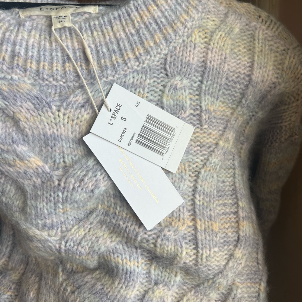 NWT L*Space Cozy Ojai Ombré Sweater - Picture 4 of 7